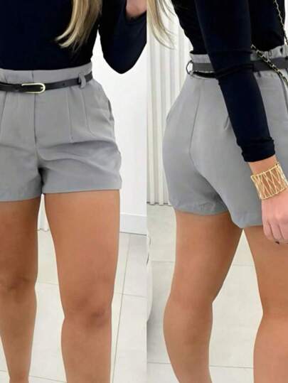 Short Feminino Alfaiataria Istambul