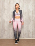 Conjunto Feminino Fitness Degradê Flórida